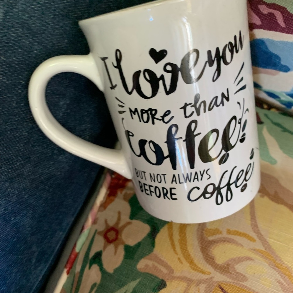 (1) Royal Norfolk Love More Than Coffee Mug
